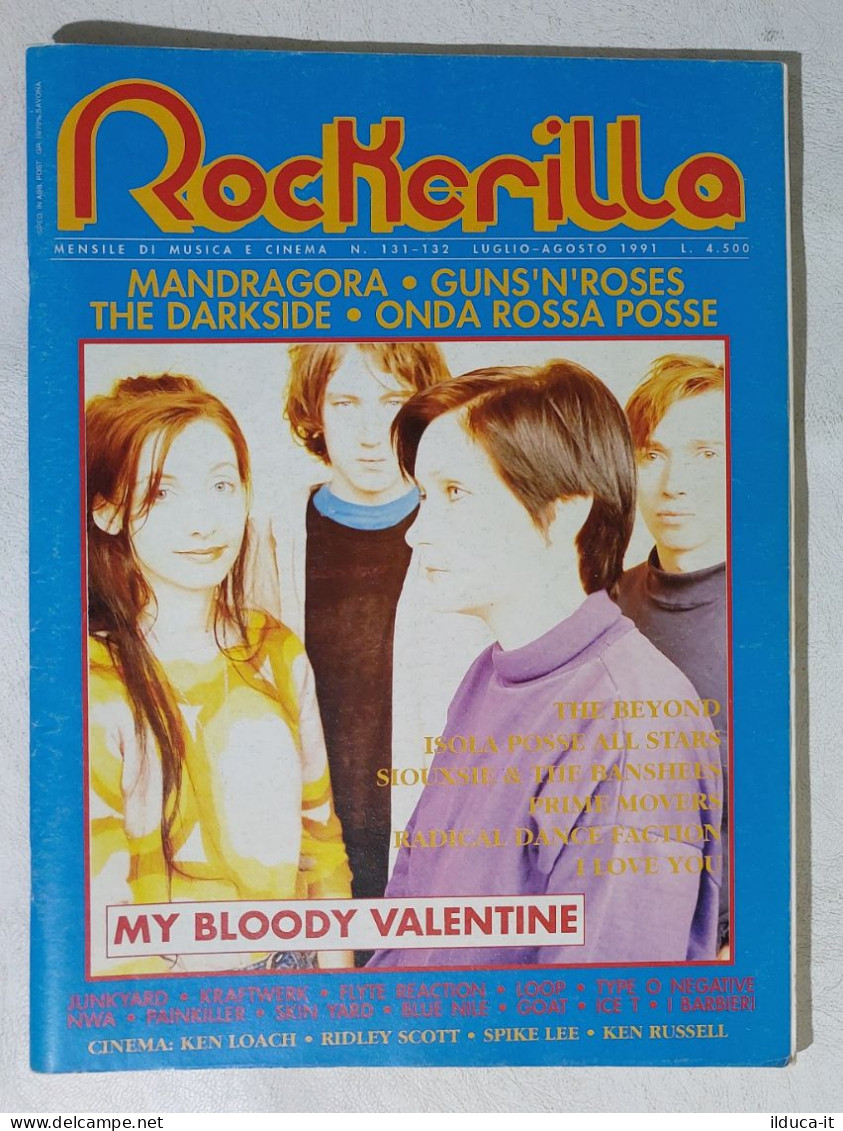 I114676 Rockerilla 1991 N. 131/132 - My Blood Valentine / Guns'n'roses - Music