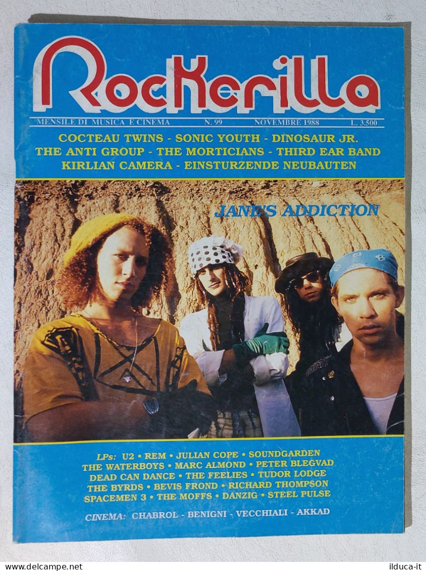 I114677 Rockerilla 1988 N. 99 - Jane's Addiction / U2 / Dinosaur Jr. - Musique