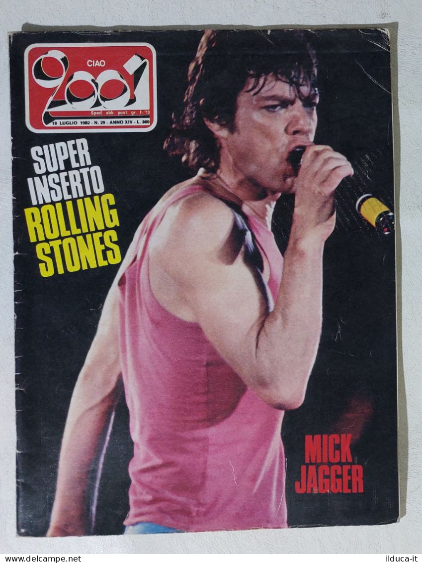 I114681 Ciao 2001 A. XIV Nr 29 1982 - Rolling Stones / Mick Jagger - Music