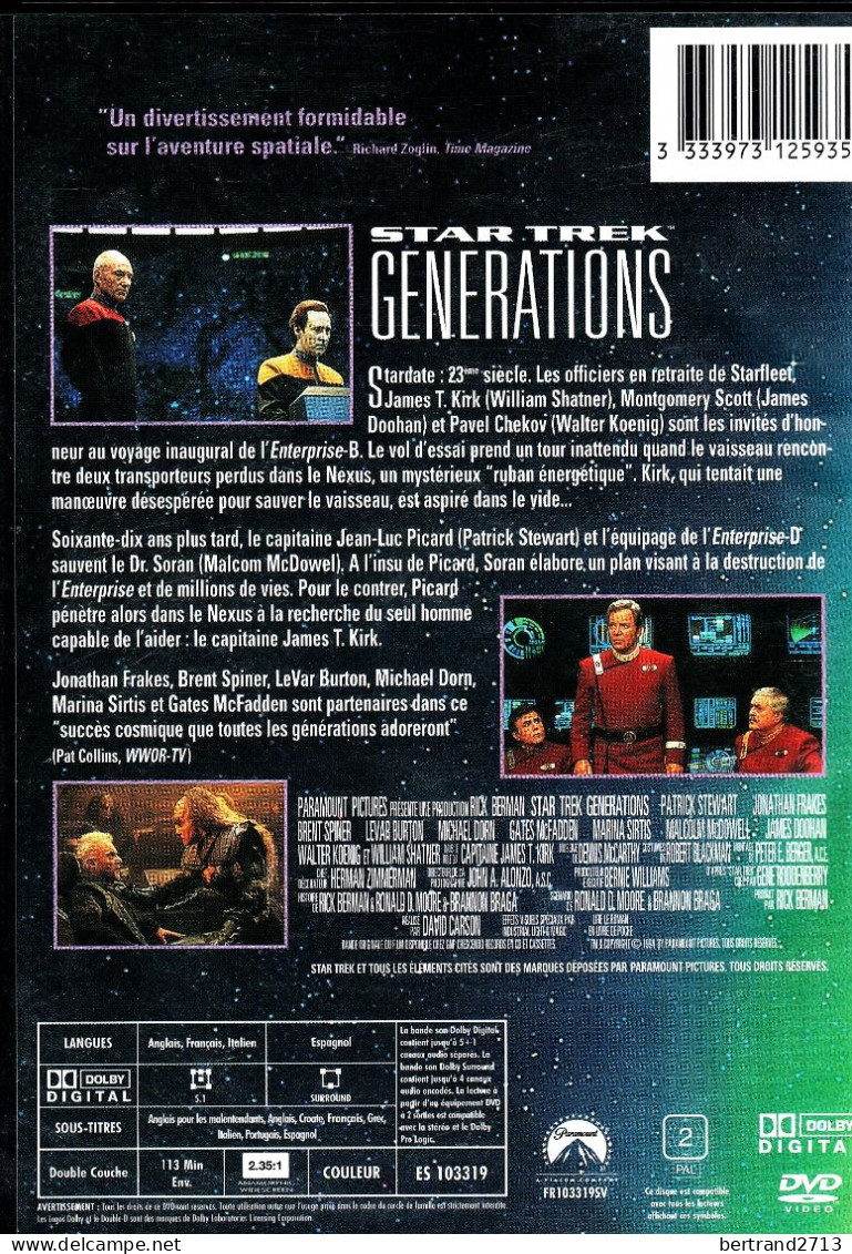 Star Trek Generations - Sciences-Fictions Et Fantaisie