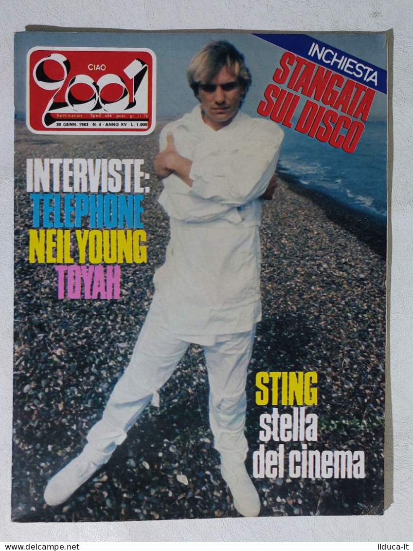 I114695 Ciao 2001 A. XV Nr 4 1983 - Sting / Neil Young / Telephone - Musique