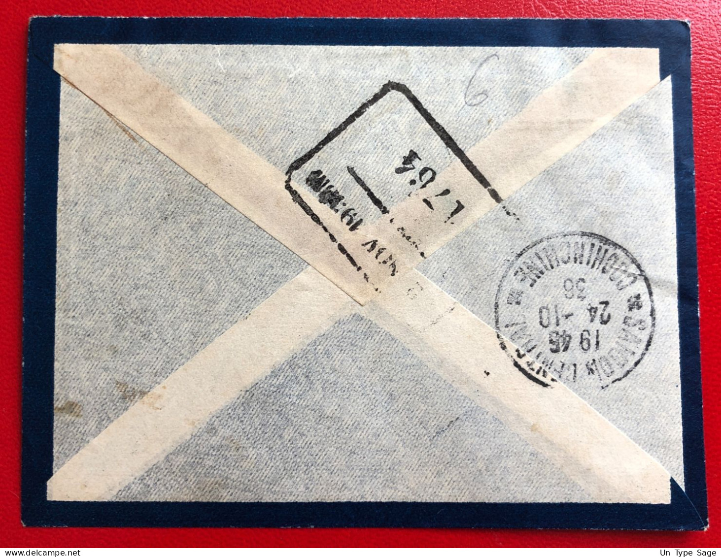 Indochine, Entier-Avion TAD CANTHO, Cochinchine, 24.10.1936, Pour La France - (A617) - Covers & Documents