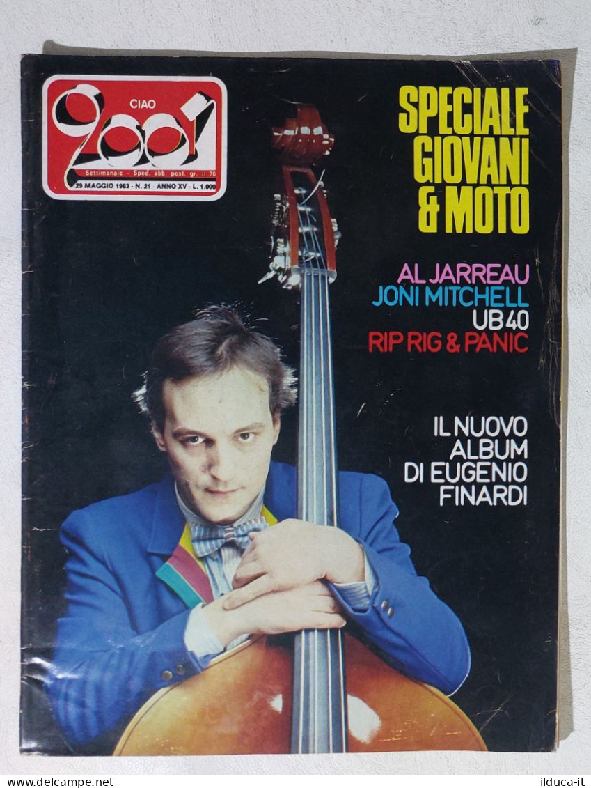 I114708 Ciao 2001 A. XV Nr 21 1983 - Eugenio Finardi / Joni Mitchell / UB40 - Music