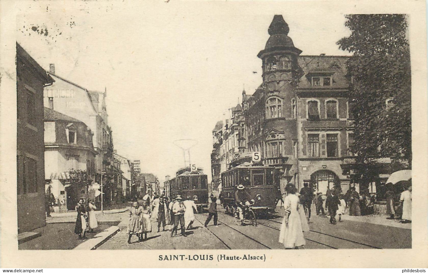 HAUT RHIN   SAINT LOUIS (tramways) - Saint Louis