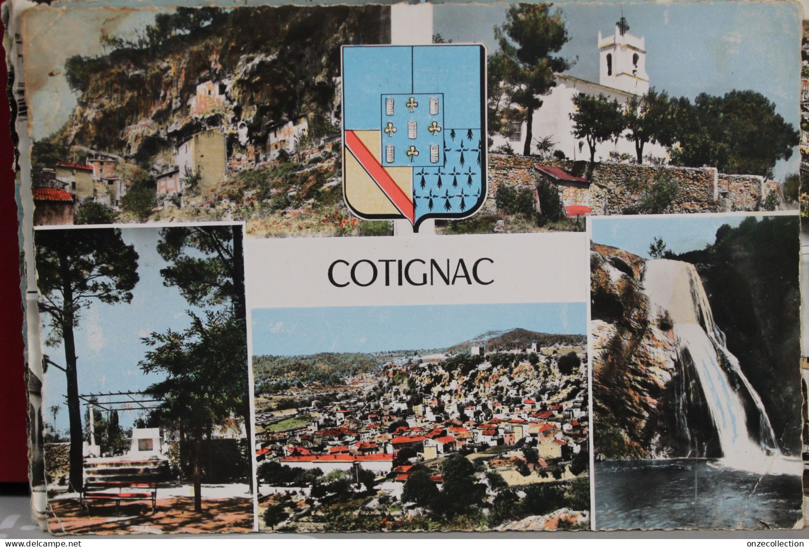 COTIGNAC      -         CARTE  MULTI  VUES       1963 - Cotignac