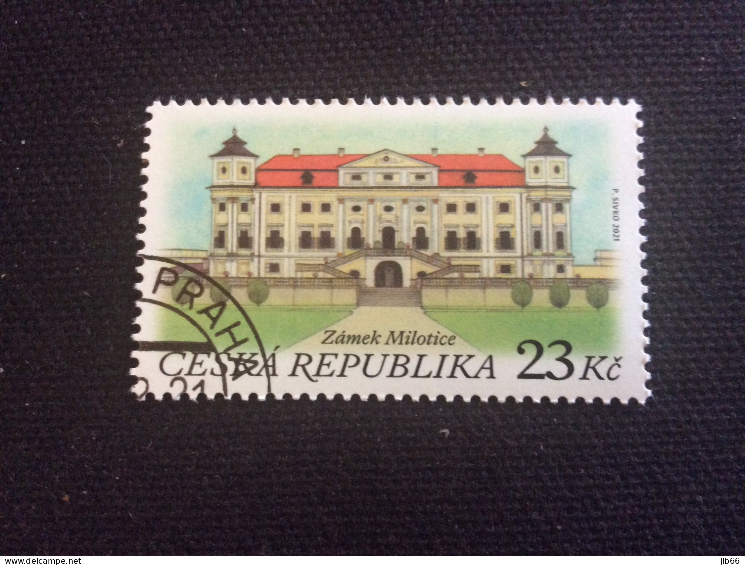 CZ 2021 Yvert 975 Pofis 1108 Oblitéré Château Castle De Milotice - Used Stamps