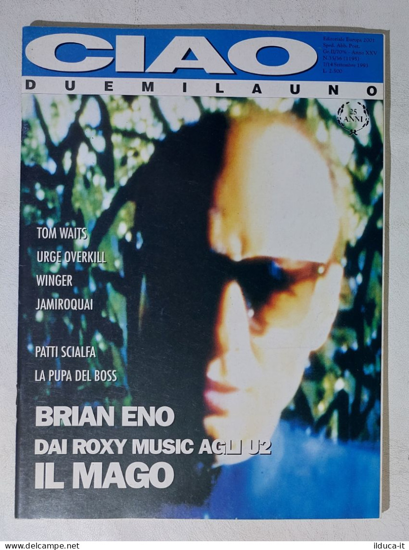 I114729 Ciao 2001 A. XXV Nr 35/36 1993 - Brian Eno / Tom Waits / Jamiroquai - Musique