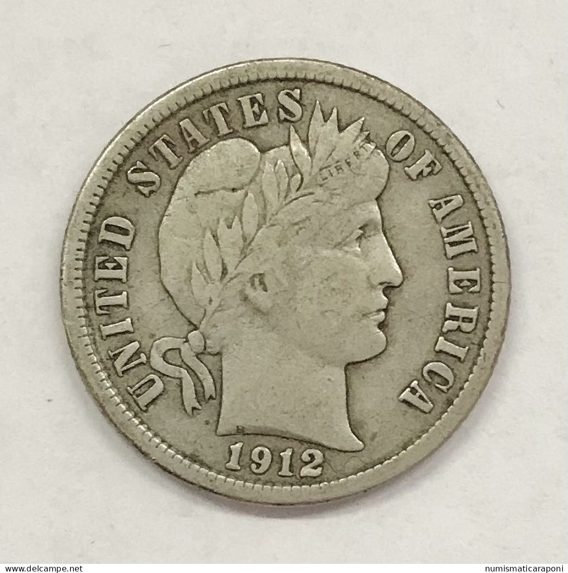 USA  U.s.a. Dime 1912  Km#113 E.651 - 1837-1891: Seated Liberty