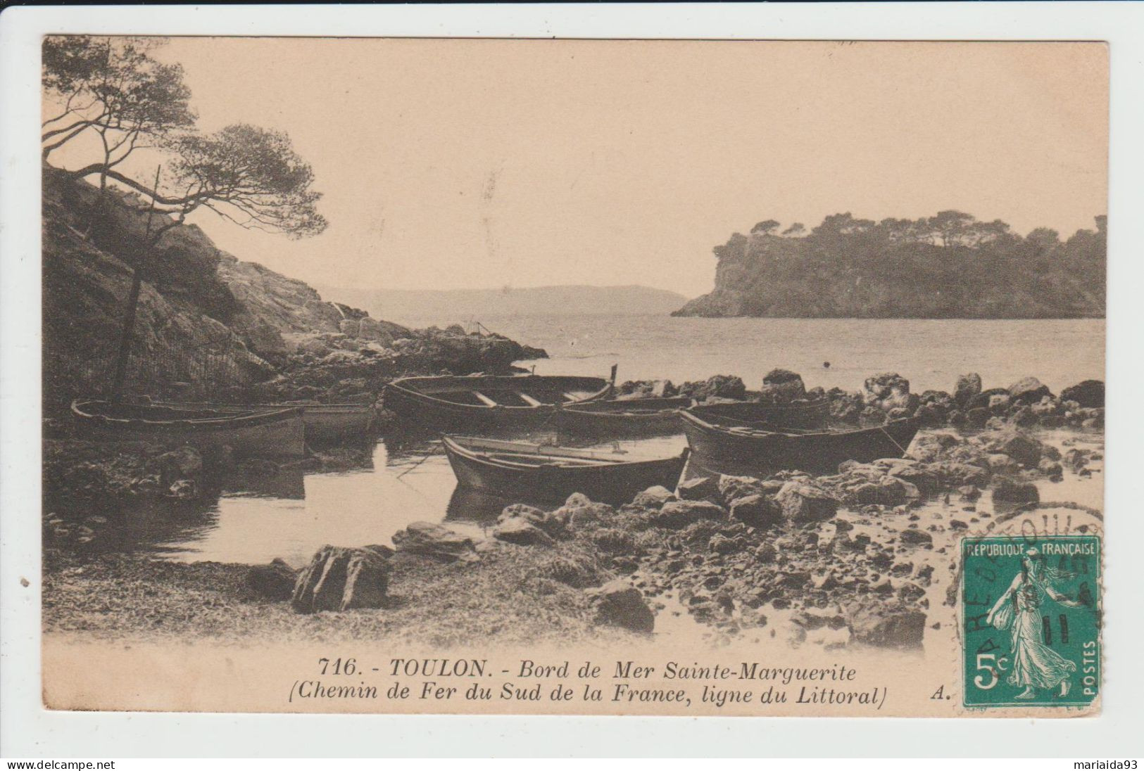 LA GARDE - VAR - BORD DE MER SAINTE MARGUERITE - La Garde