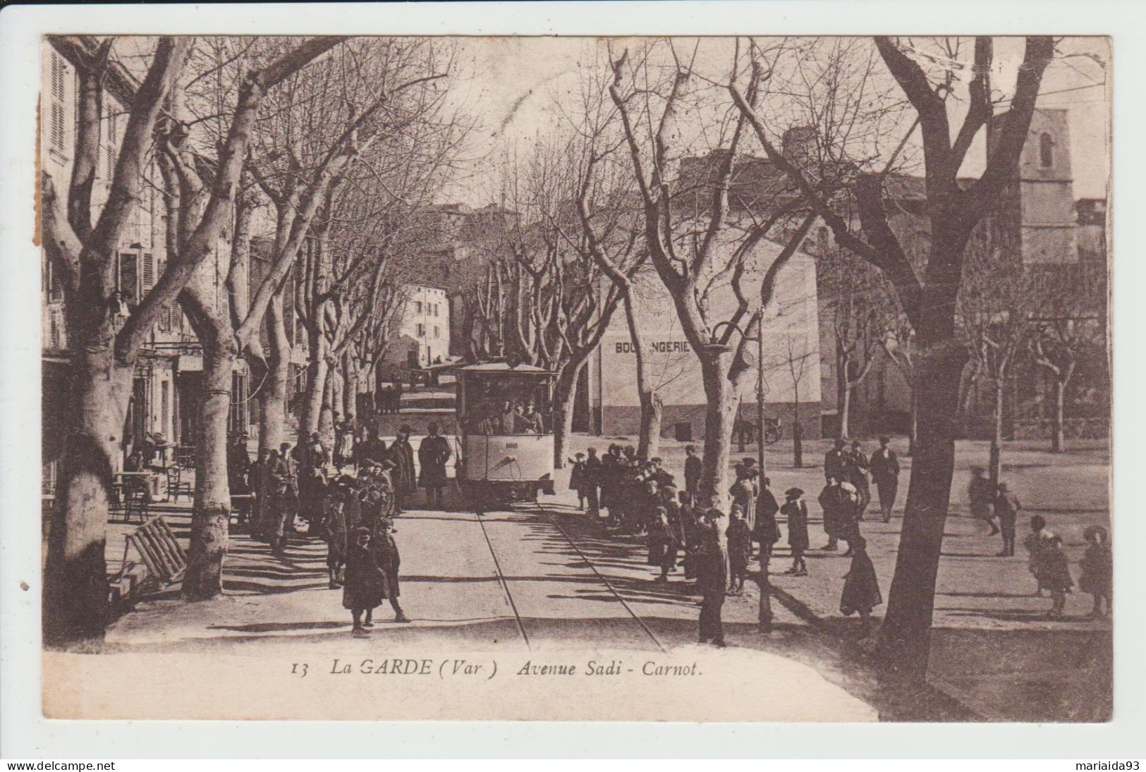 LA GARDE - VAR - AVENUE SADI CARNOT - TRAMWAY - La Garde