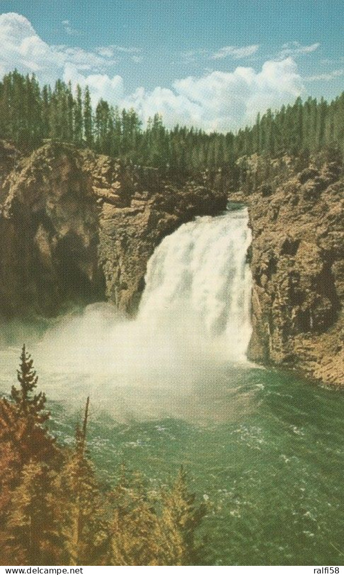 1 AK USA / Wyoming * The Upper Falls Of The Yellowstone River Im Yellowstone-Nationalpark * - Yellowstone