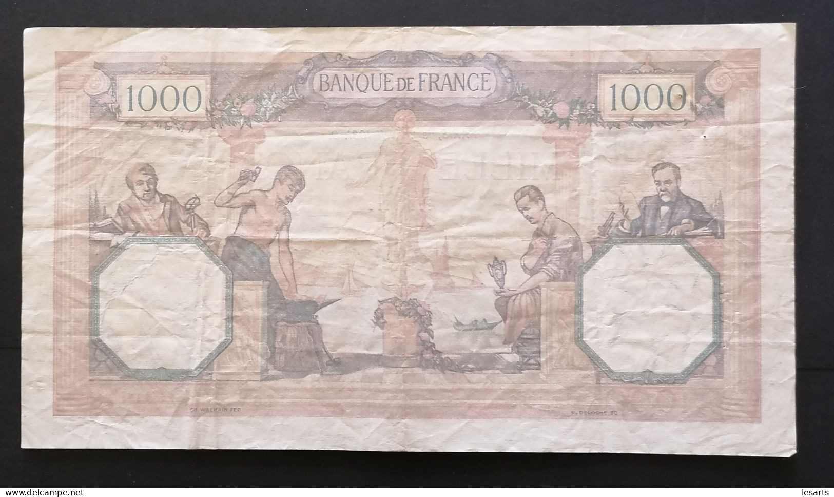 1000 Francs. Cérès Et Mercure. 2 4 1931.TTB. - 1 000 F 1927-1940 ''Cérès Et Mercure''