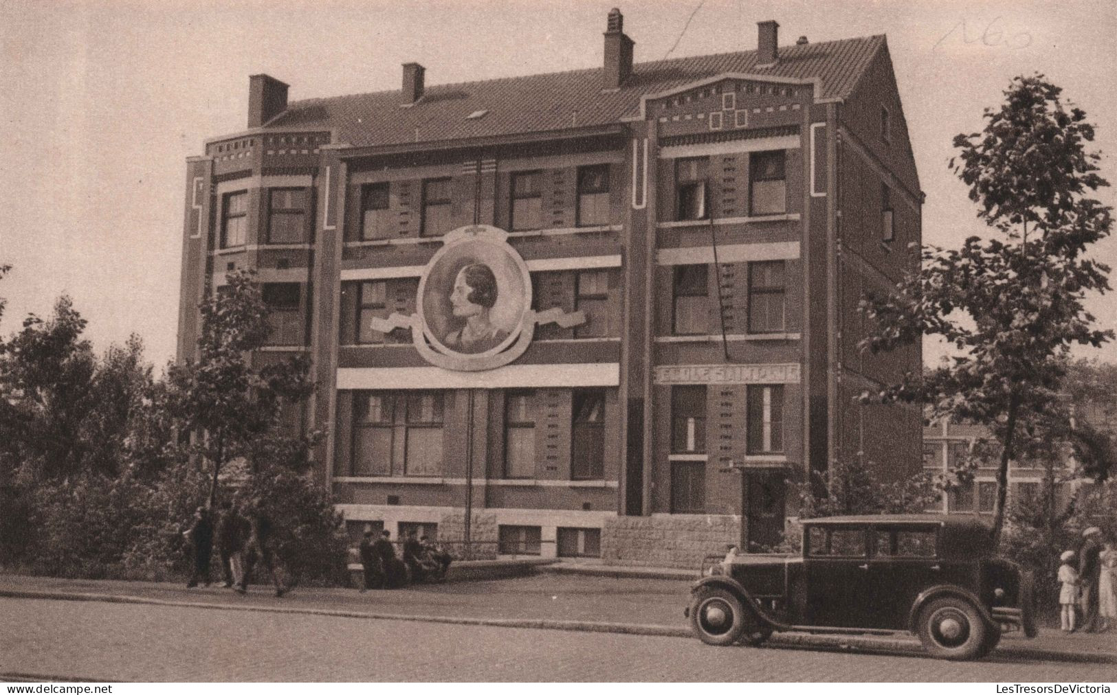 BELGIQUE - Mons - Facade De L'ecole Des Arts Et Des Metiers Saint Luc - 1936 - Carte Postale Ancienne - Mons