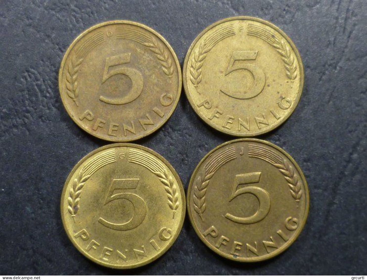 Germania - 5 Pfenning - Lotto di 132 monete emesse dal 1949 al 1996
