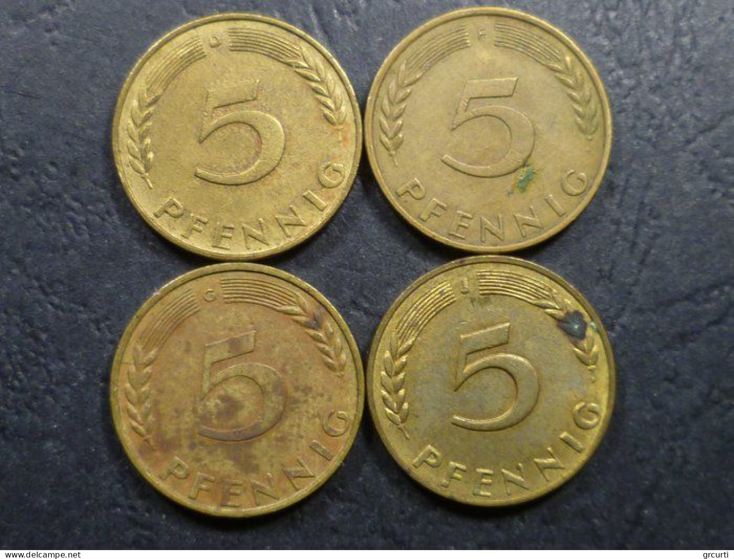 Germania - 5 Pfenning - Lotto di 132 monete emesse dal 1949 al 1996