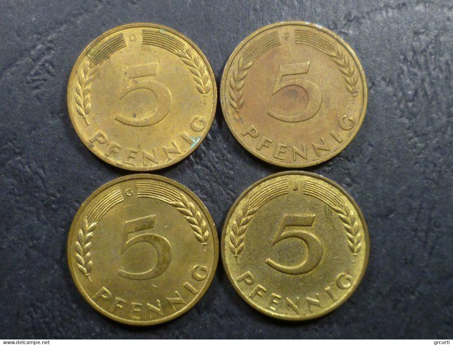 Germania - 5 Pfenning - Lotto di 132 monete emesse dal 1949 al 1996