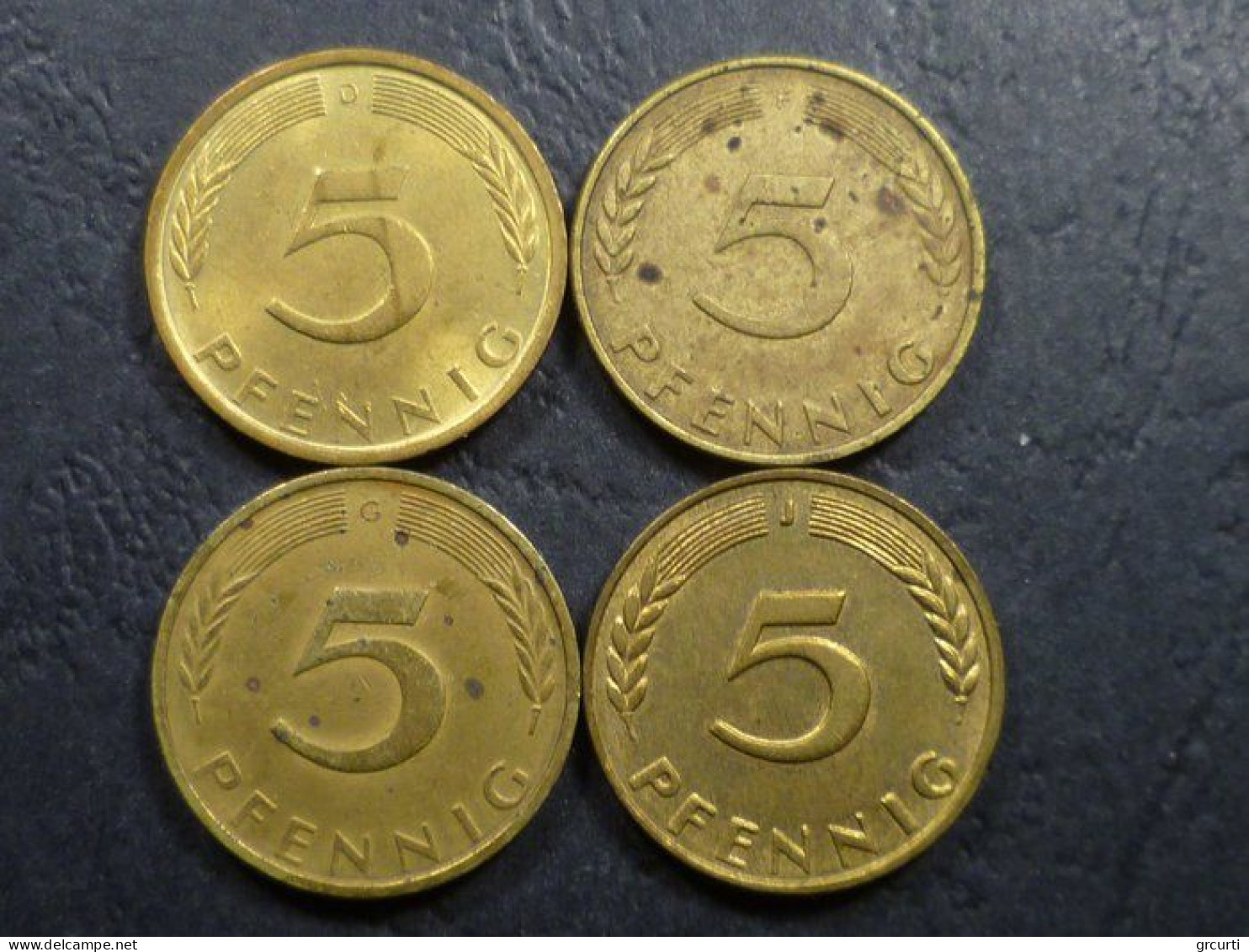 Germania - 5 Pfenning - Lotto di 132 monete emesse dal 1949 al 1996