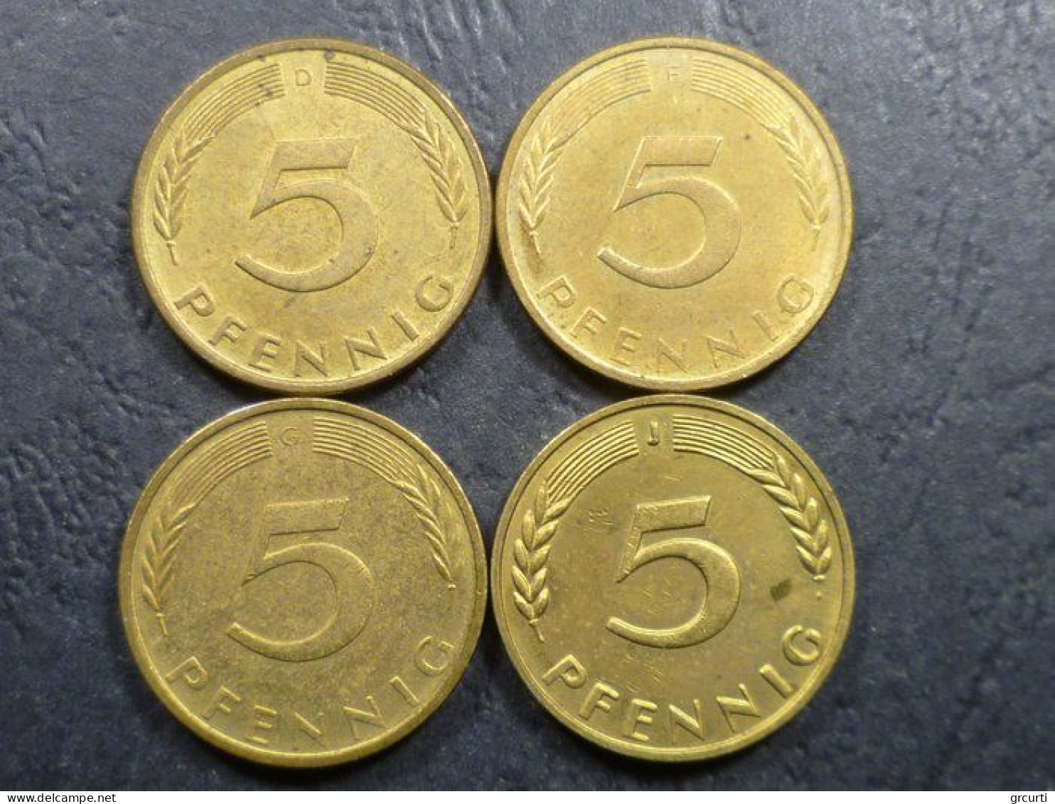 Germania - 5 Pfenning - Lotto di 132 monete emesse dal 1949 al 1996