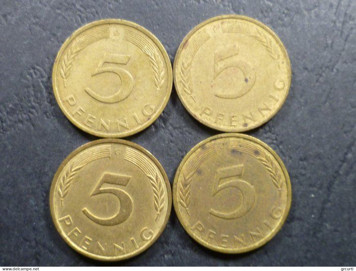 Germania - 5 Pfenning - Lotto di 132 monete emesse dal 1949 al 1996