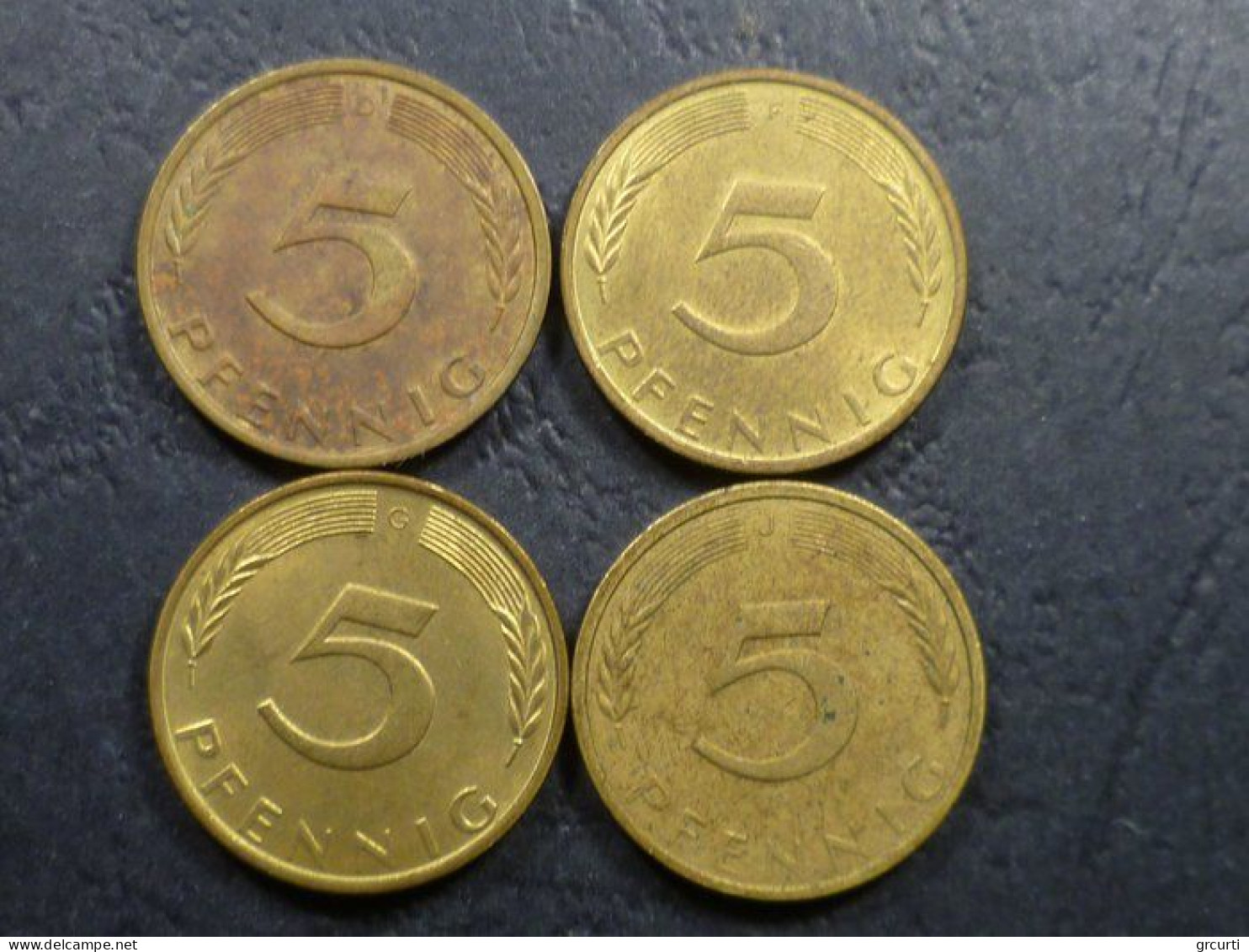 Germania - 5 Pfenning - Lotto di 132 monete emesse dal 1949 al 1996