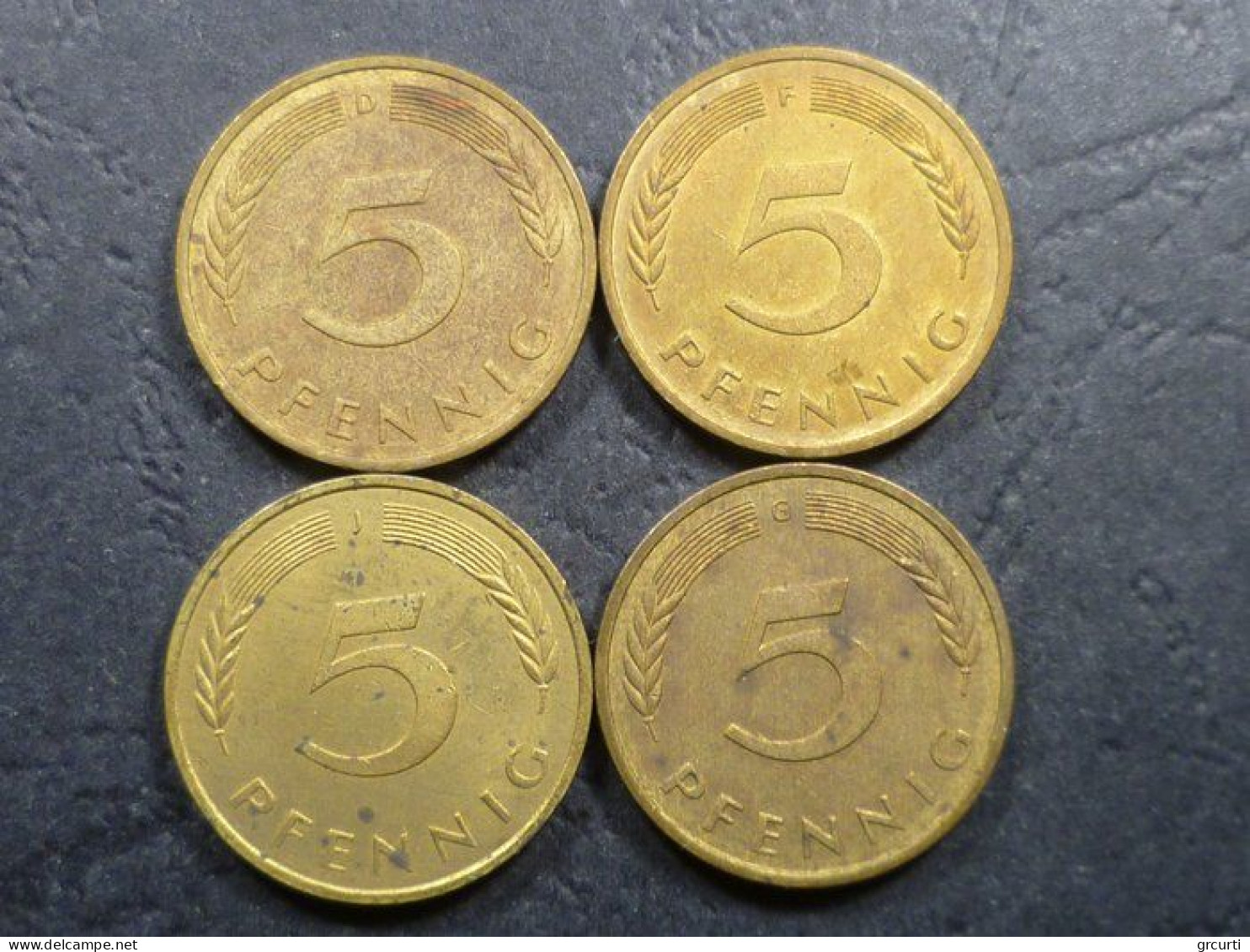 Germania - 5 Pfenning - Lotto di 132 monete emesse dal 1949 al 1996