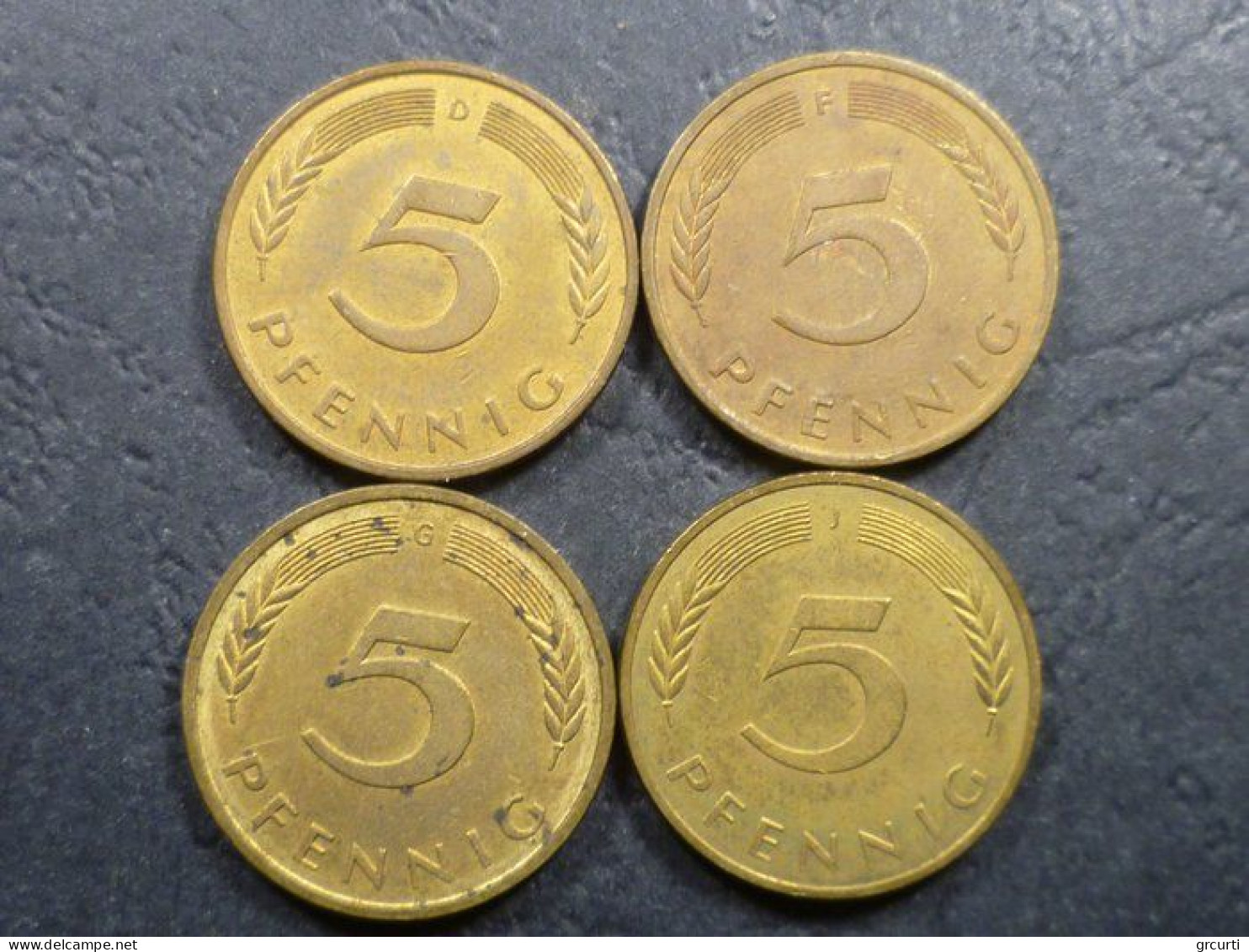 Germania - 5 Pfenning - Lotto di 132 monete emesse dal 1949 al 1996