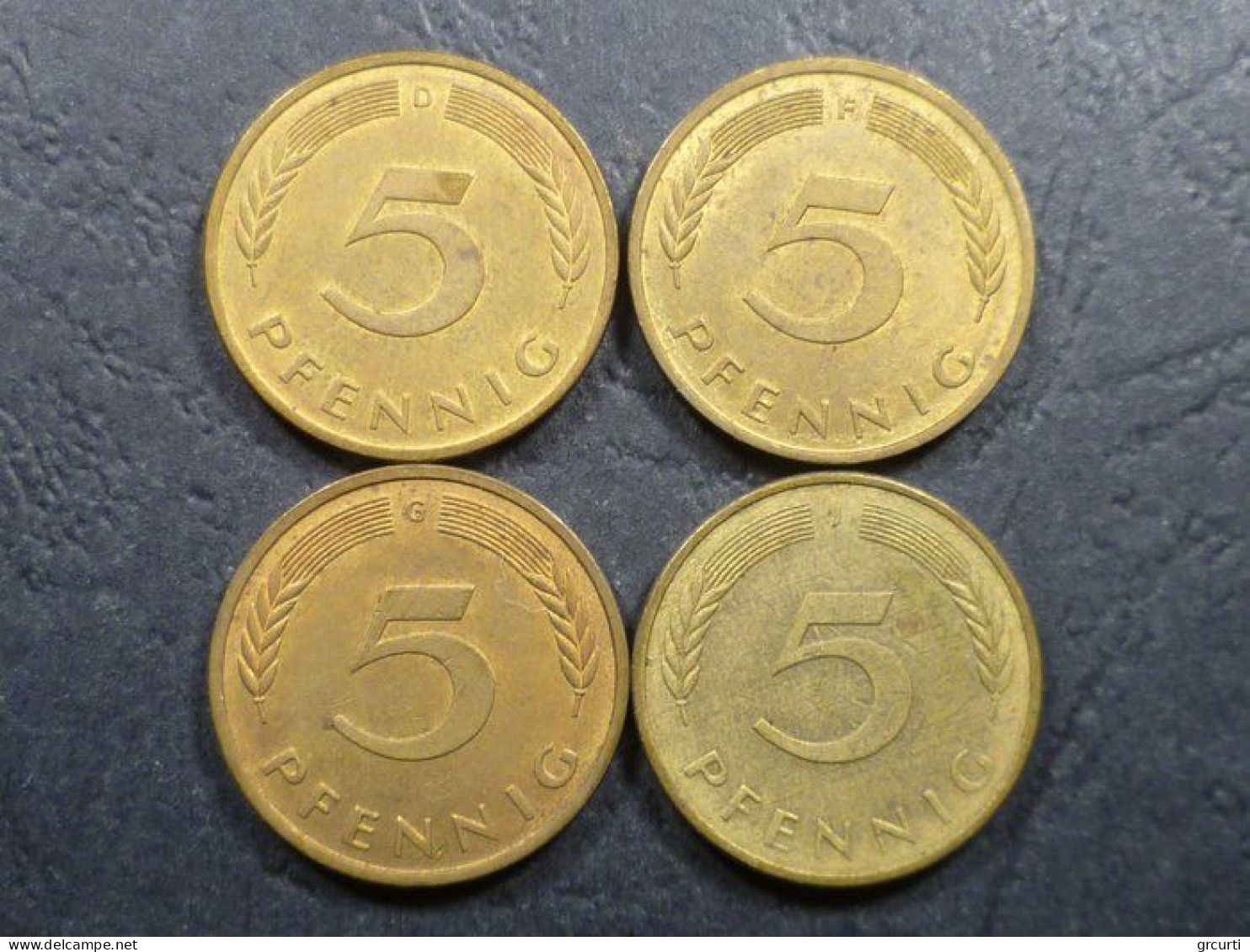 Germania - 5 Pfenning - Lotto di 132 monete emesse dal 1949 al 1996