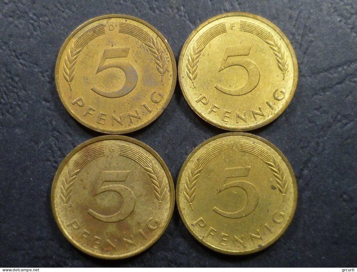 Germania - 5 Pfenning - Lotto di 132 monete emesse dal 1949 al 1996