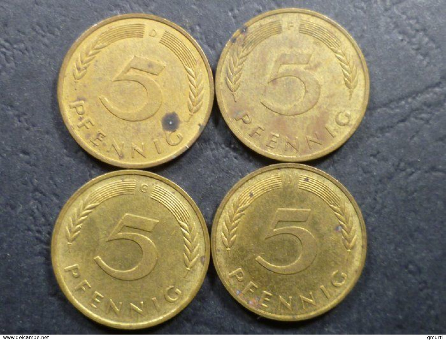 Germania - 5 Pfenning - Lotto di 132 monete emesse dal 1949 al 1996