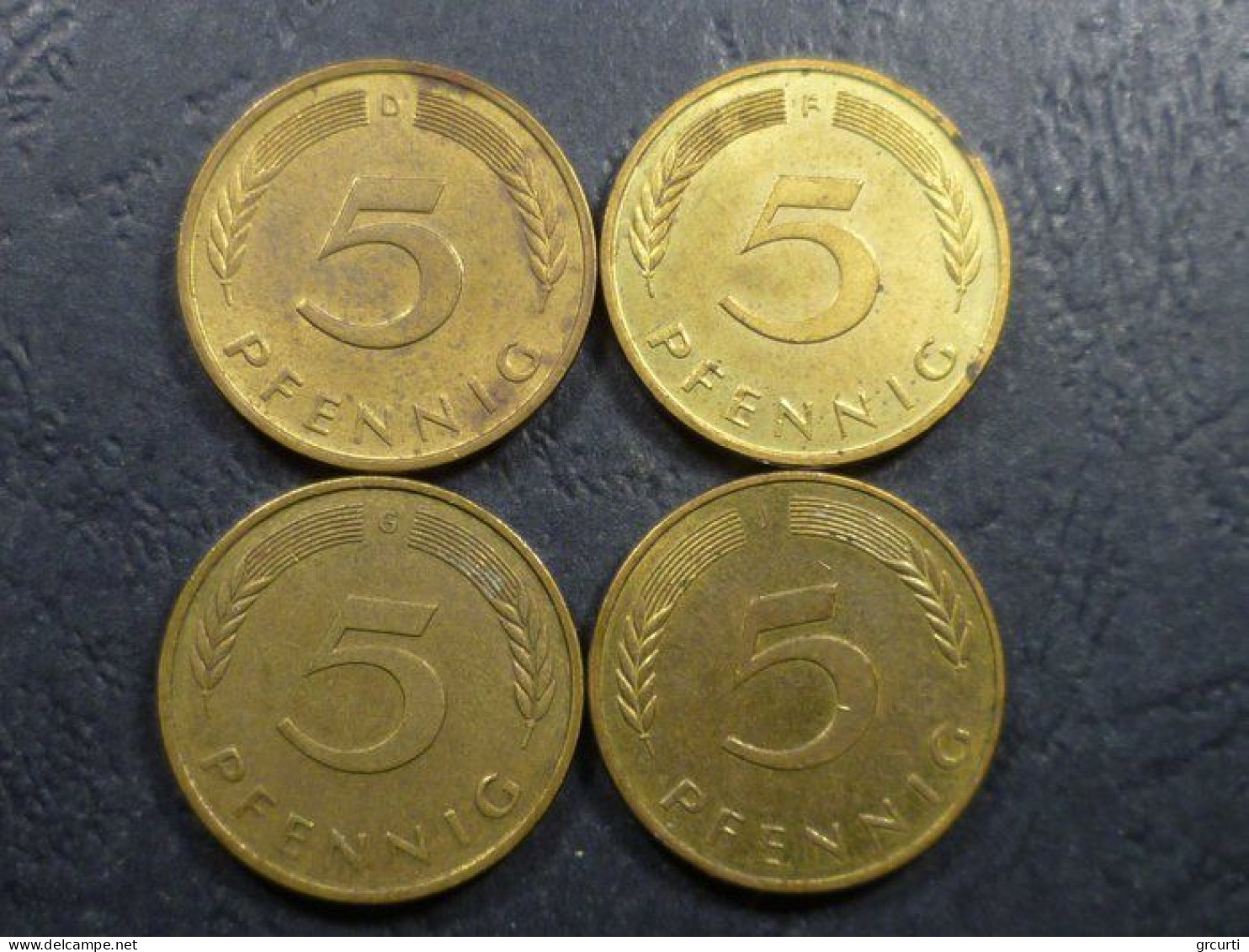 Germania - 5 Pfenning - Lotto di 132 monete emesse dal 1949 al 1996