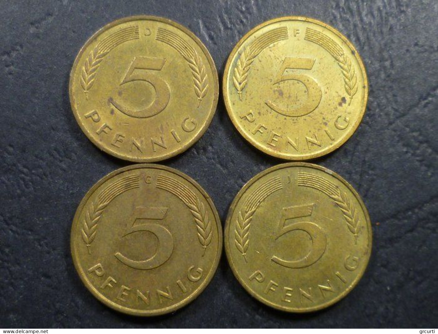 Germania - 5 Pfenning - Lotto di 132 monete emesse dal 1949 al 1996