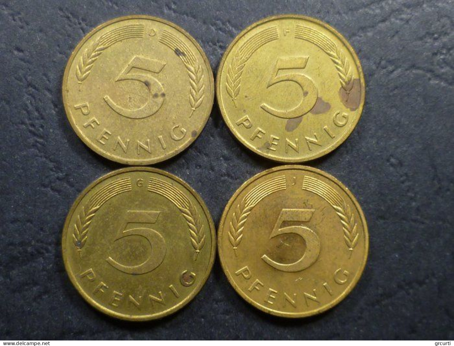 Germania - 5 Pfenning - Lotto di 132 monete emesse dal 1949 al 1996