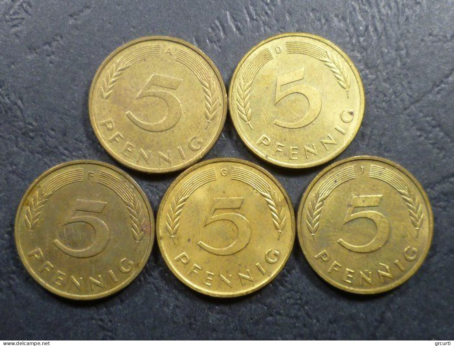 Germania - 5 Pfenning - Lotto di 132 monete emesse dal 1949 al 1996