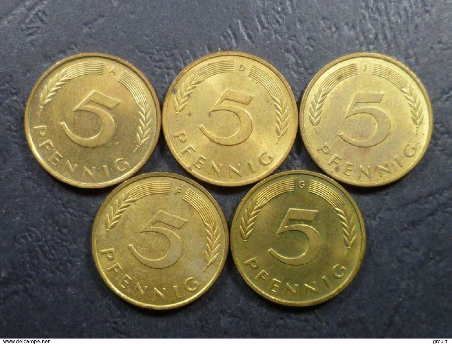 Germania - 5 Pfenning - Lotto di 132 monete emesse dal 1949 al 1996