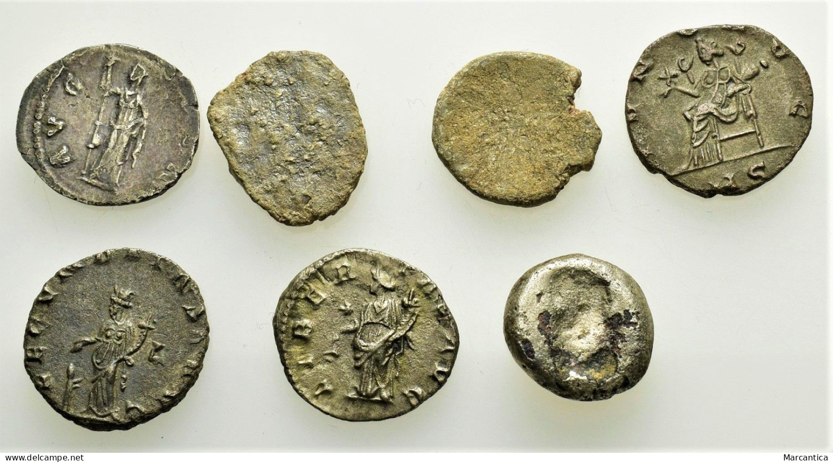 Lot Of 7 (SEVEN) ANCIENT COINS. SOLD AS SEEN. NO RETURNS. - Lots