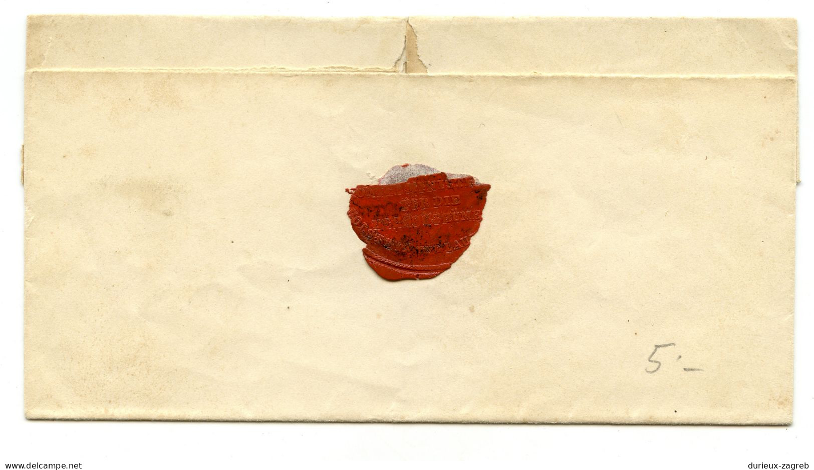 Denmark Prephilately? Letter Cover Posted 1855 B230510 - ...-1851 Prefilatelia