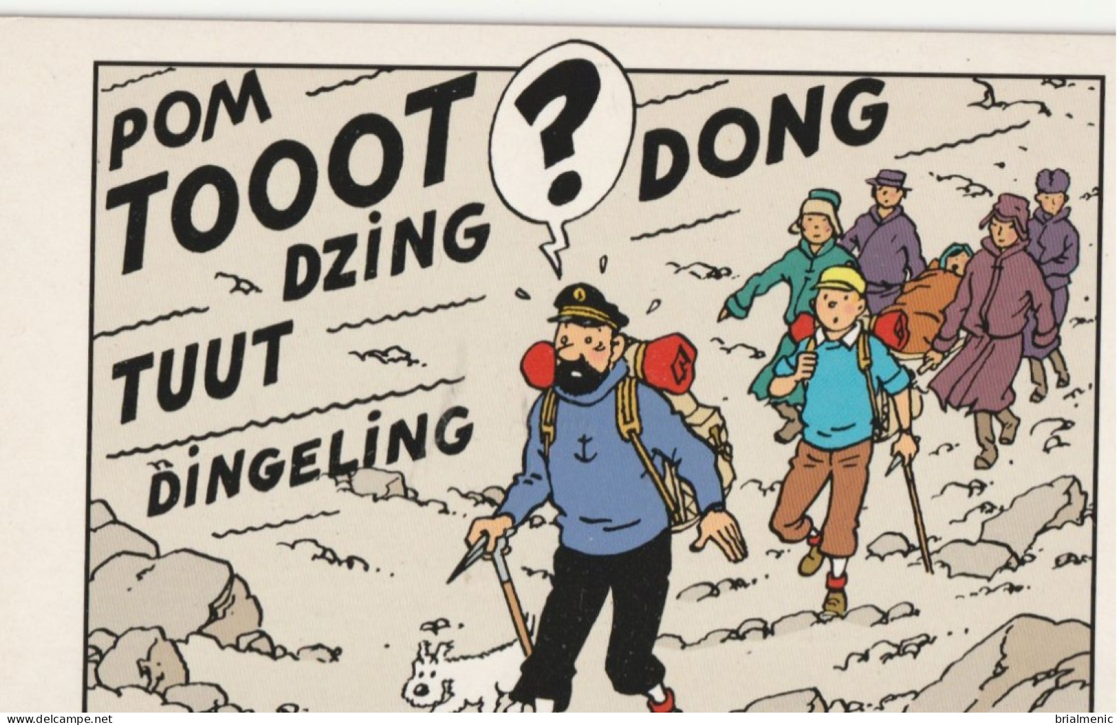 TINTIN  Tiré De Tintin Au Tibet - Bandes Dessinées