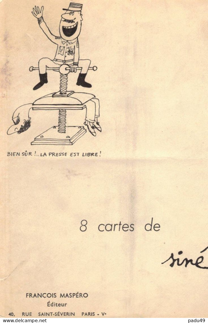 1 Serie De 8 Cartes Postales De SINE (rare) - Sine