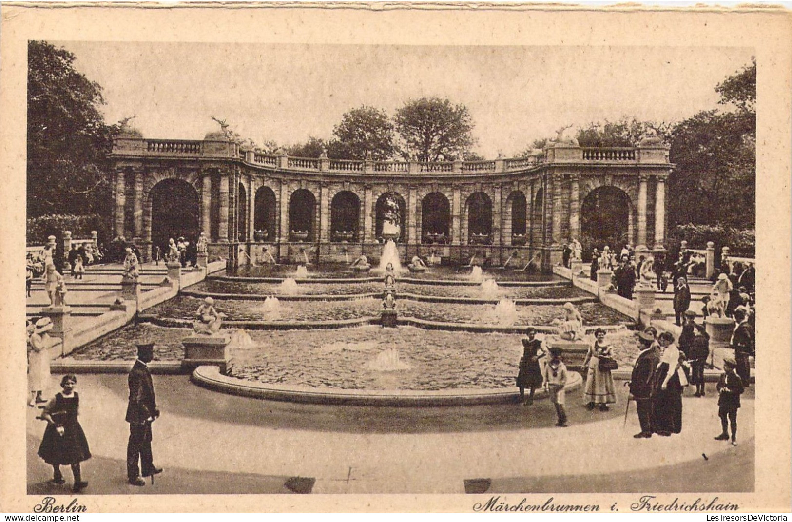 ALLEMAGNE - Berlin - Marchenbrunnen I. Friedrichshain - Carte Postale Ancienne - Friedrichshain