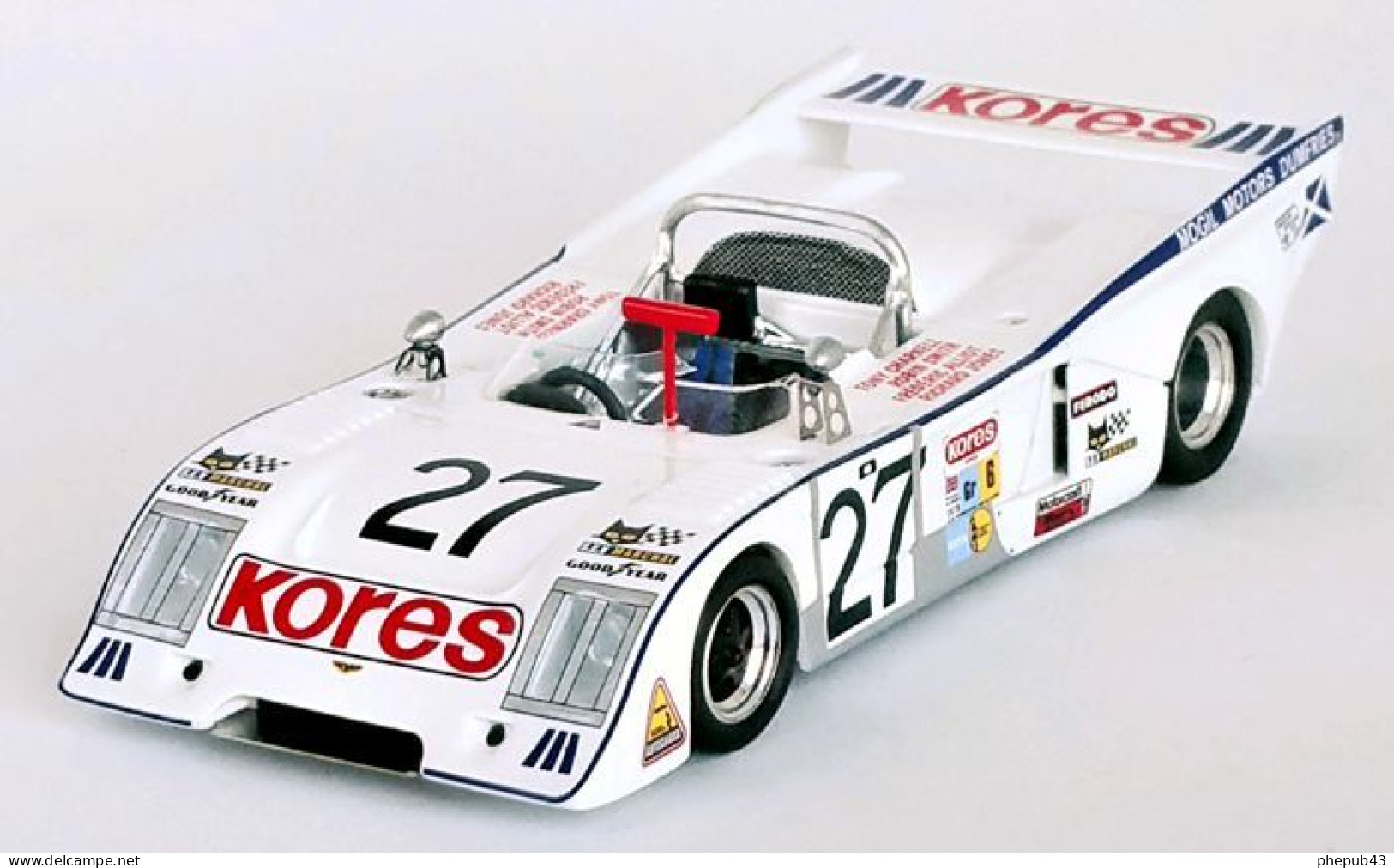 Chevron B31 - Kores - T. Charnell/R. Smith/F. Alliot/R. Jones - 24h Le Mans 1978 #27 - Troféu - Trofeu