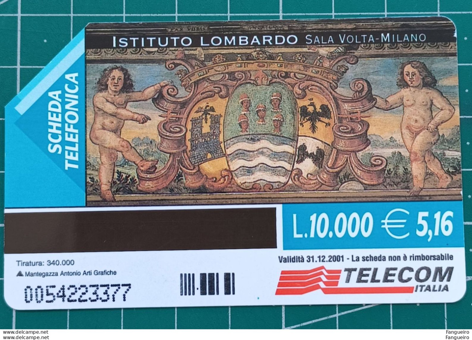 ITALY PHONECARD PAINTING - Other & Unclassified