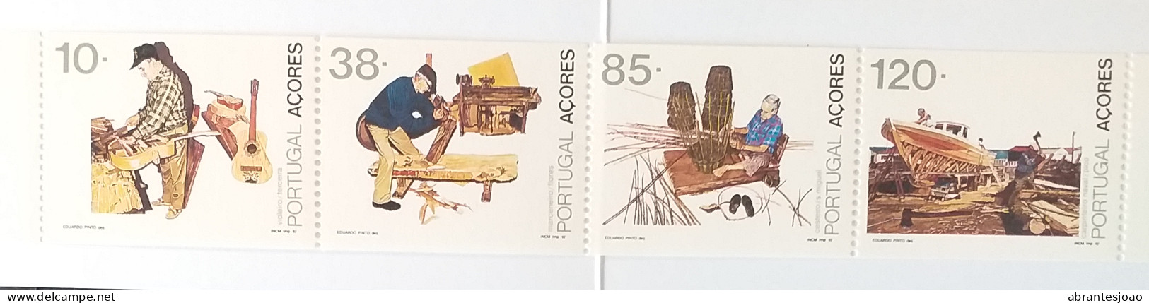 1992 - Azores (Portugal) - MNH - Typical Professions Of Azores - Booklet Of 4 Stamps - Booklets
