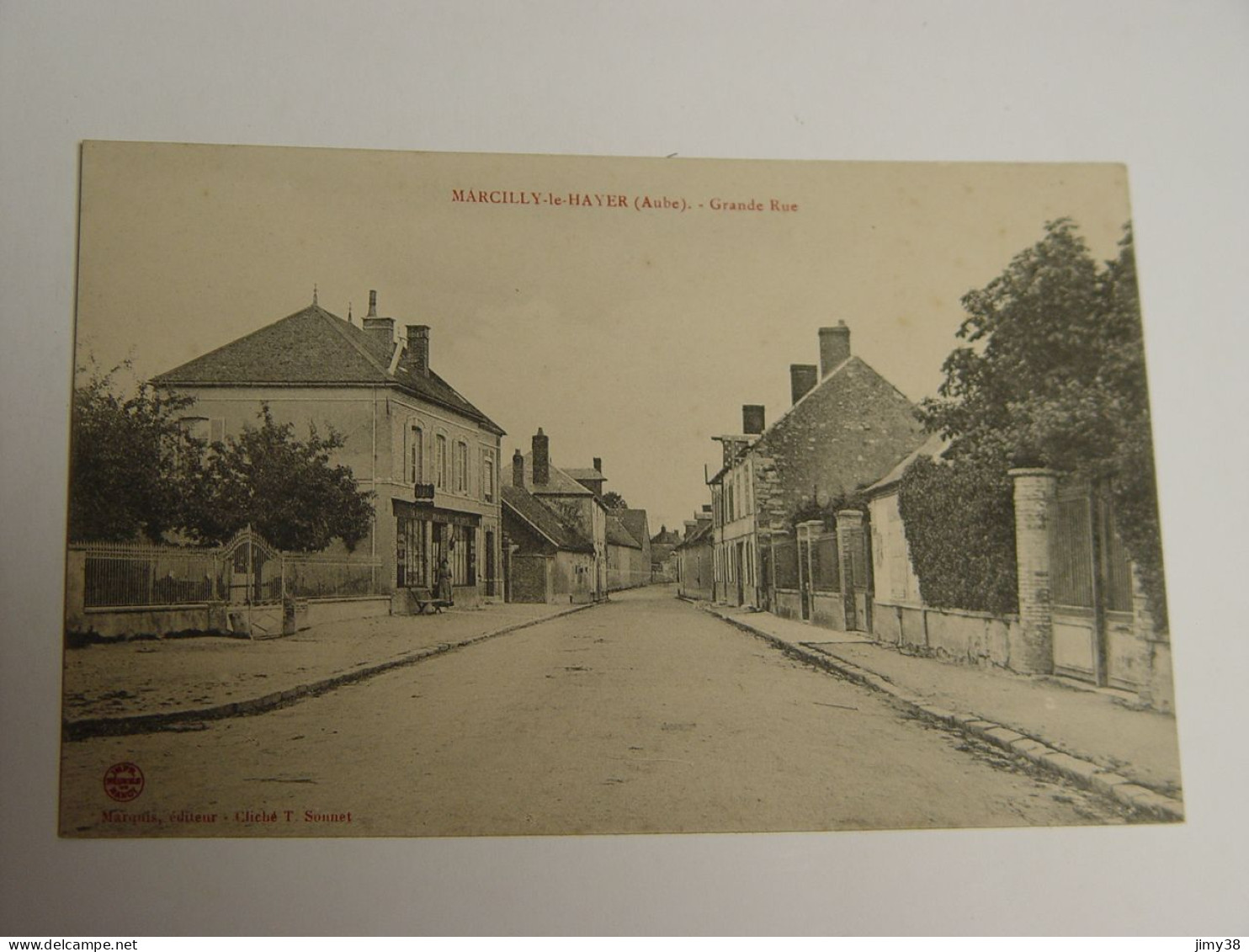 AUBE-MARCILLY LE HAYER-GRANDE RUE ED MARQUIS- - Marcilly