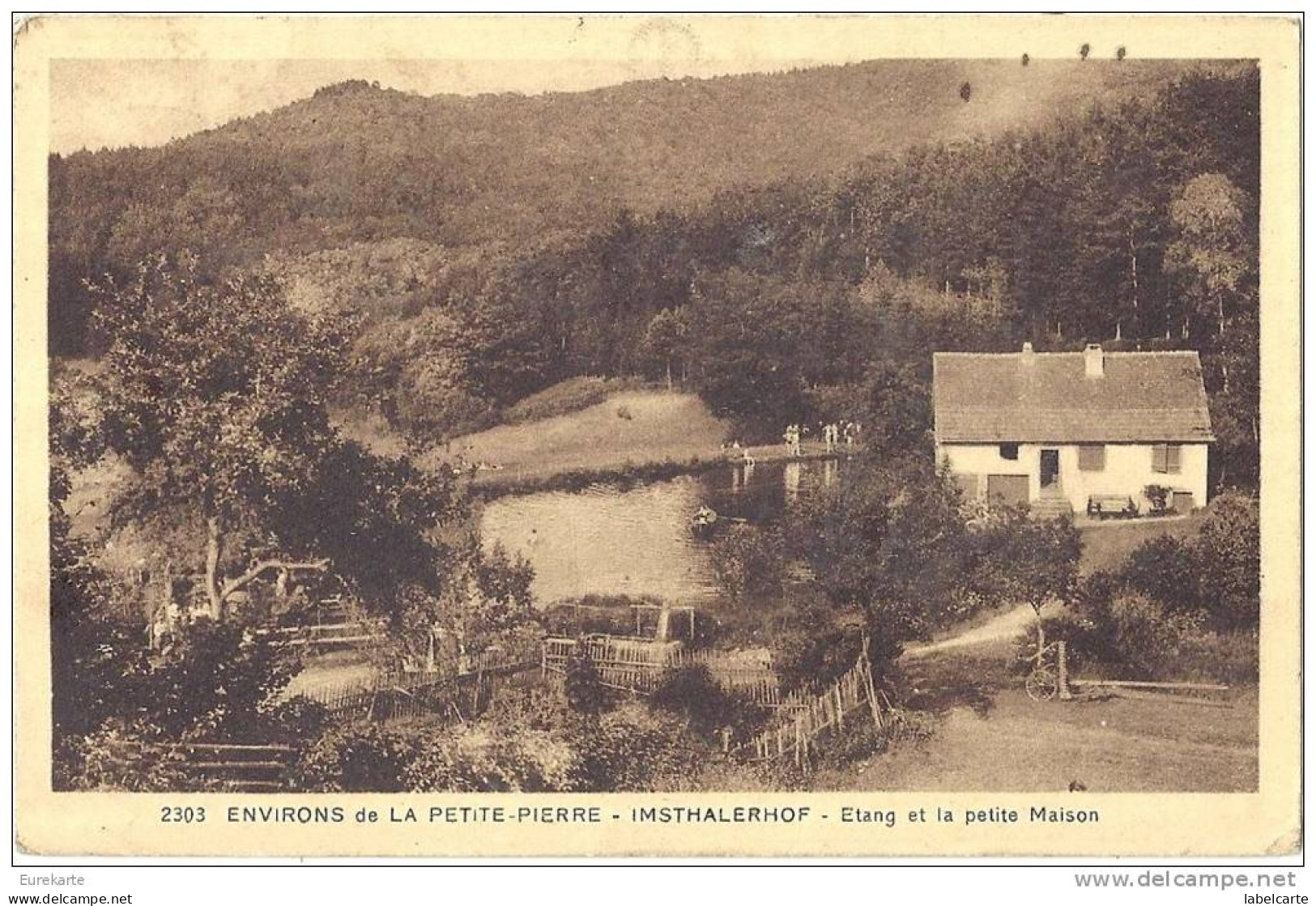 BAS RHIN 67.ENVIRONS DE LA PETITE PIERRE IMSTHALERHOF ETANG ET LA PETITE MAISON - La Petite Pierre