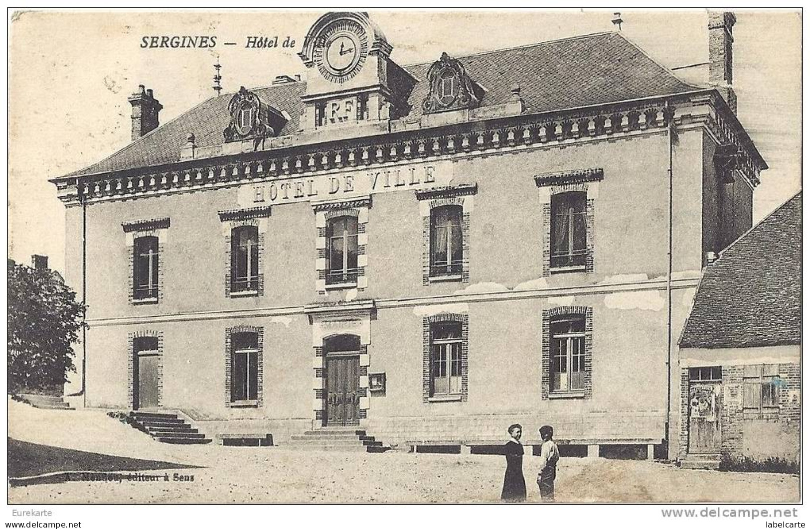 YONNE 89.SERGINES HOTEL DE VILLE - Sergines