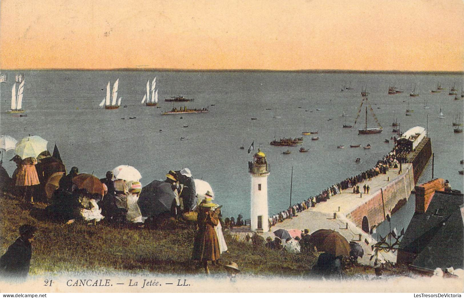 FRANCE - 35 - Cancale - La Jetée - Carte Postale Ancienne - Cancale