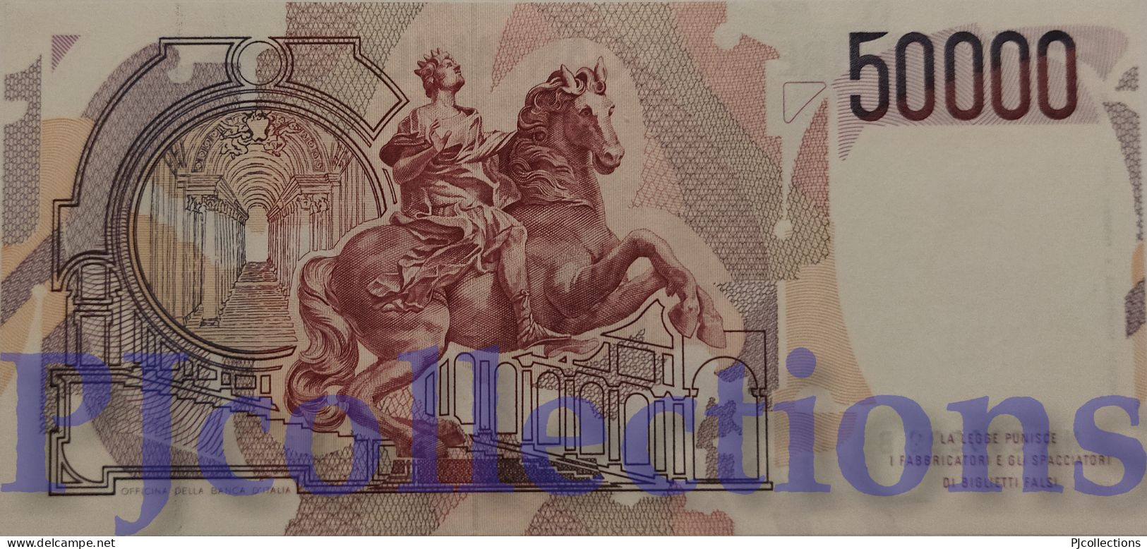 ITALIA - ITALY 50000 LIRE 1984 PICK 113a UNC LOW SERIAL NUMBER "NA000599B" - 50000 Lire