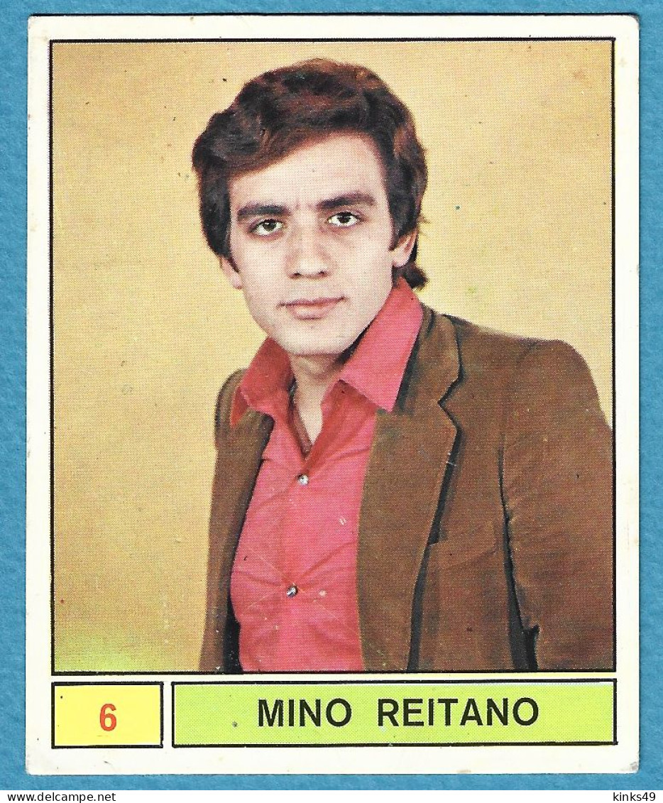 739> Figurina PANINI  < MINO REITANO > Collezione "Cantanti 1969" / N° 6 - Objets Dérivés