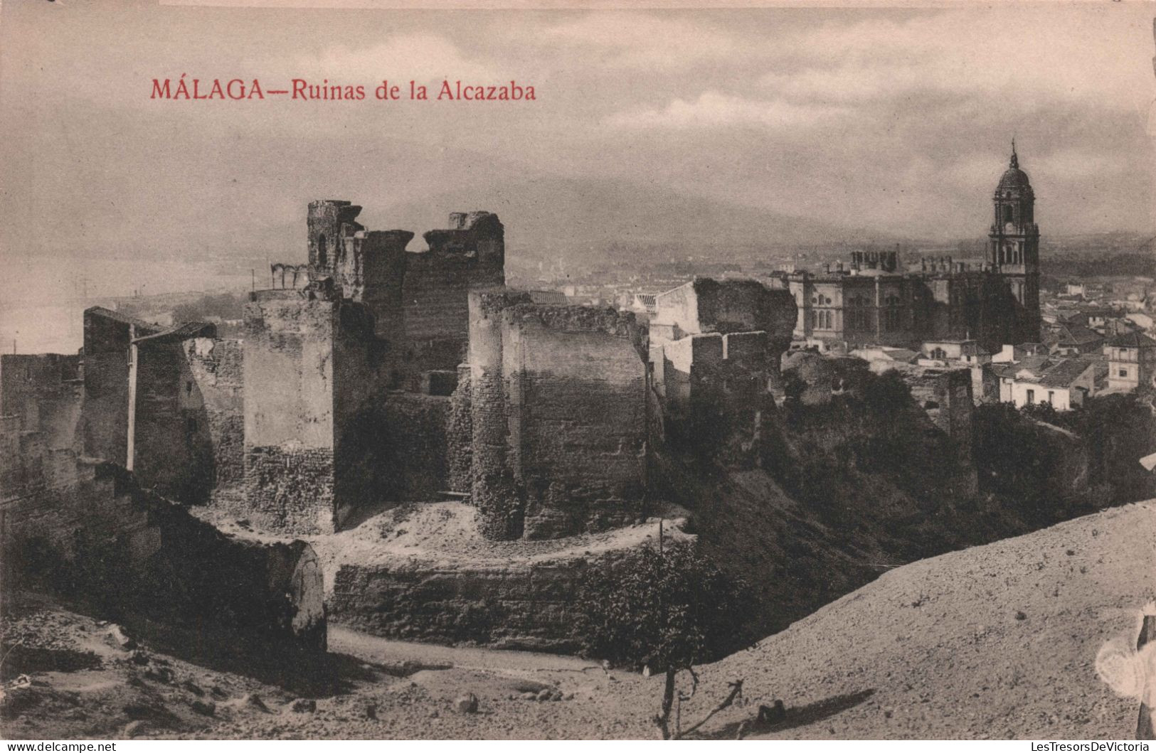 ESPAGNE - Malaga - Ruinas De La Alcazaba - Carte Postale Ancienne - Malaga