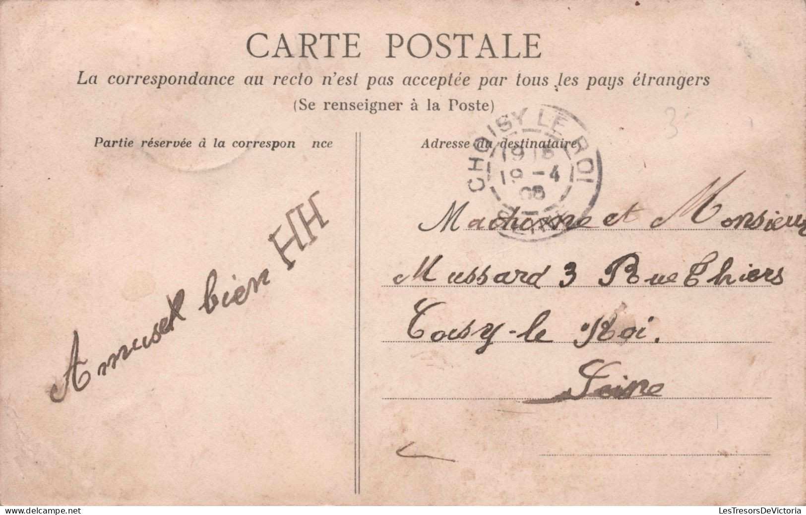 METIER - La Vie Aux Champs - Le Depart Pour La Foire - Atelage - Animé  - Carte Postale Ancienne - Bauern